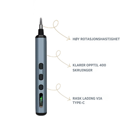 FixPro™ – Elektrisk Skrutrekker 68-i-1